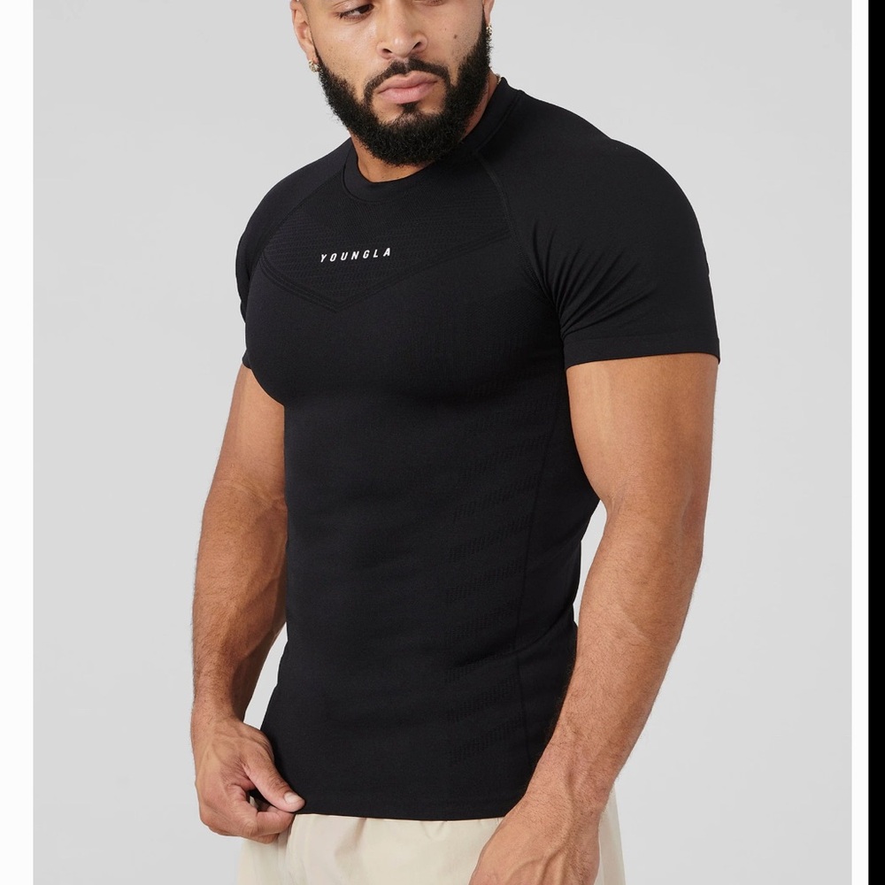 YLA Supervillian compression tee.